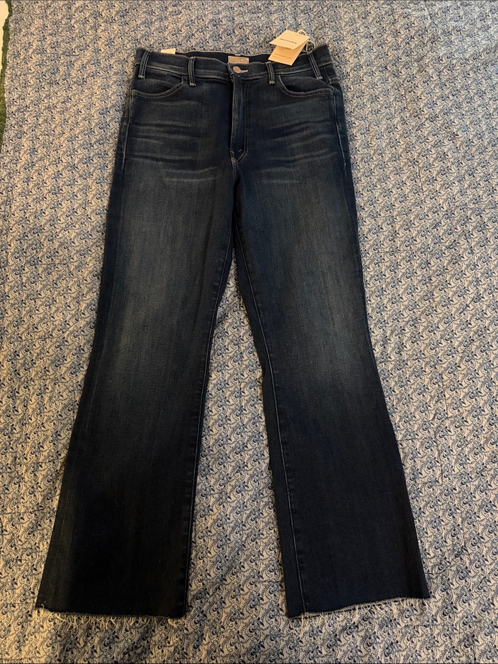 NWT Mother Jeans, Hustler Ankle Fray